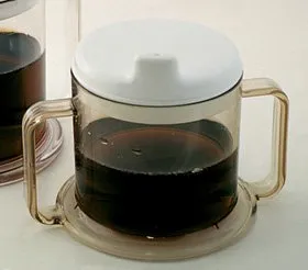Alimed - 8876910 - Drinking Mug Lid White  Dishwasher Safe  Spouted Lid