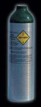 Allied Healthcare - Chemetron - 31-10-5017 - Chemetron Oxygen Cylinder (filled) Size Jumbo D Aluminum