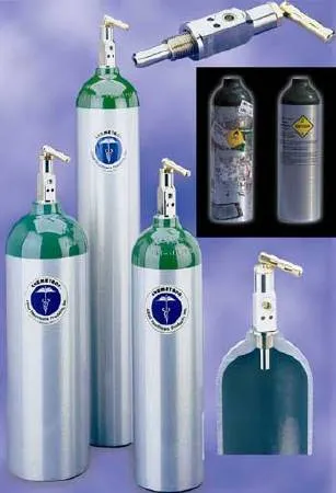Allied Healthcare - Chemetron - 31-10-0016 - Chemetron Oxygen Cylinder (empty) Size E Aluminum
