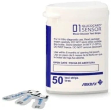 Arkray - Glucocard - 740050 - USA  Blood Glucose Test Strips  50 Strips per Pack