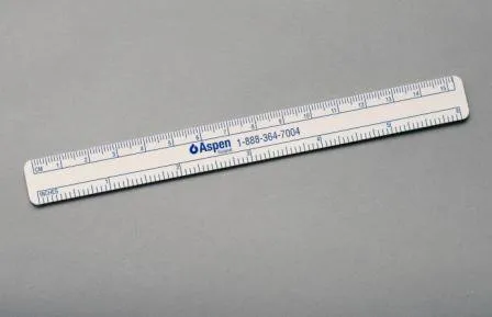 Aspen Surgical Products - 0003-00-PDR - Wound Measuring Ruler 6 Inch Paper 6 Inch
