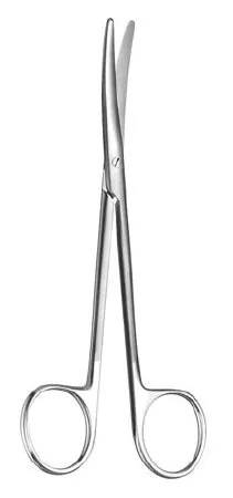 V. Mueller - Vital - RH1651 - Dissecting Scissors Vital Metzenbaum 5-3/4 Inch Length Surgical Grade Stainless Steel / Tungsten Carbide NonSterile Finger Ring Handle Curved Blunt Tip / Blunt Tip