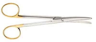 V. Mueller - Vital - SU1804-002 - Dissecting Scissors Vital Mayo 6-3/4 Inch Length Surgical Grade Stainless Steel / Tungsten Carbide Finger Ring Handle Straight Sharp Tip / Sharp Tip