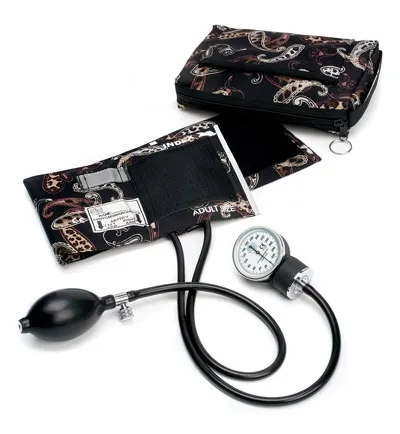 Prestige Medical - 882-NAV - Aneroid Sphygmomanometer Unit Prestige Medical Adult Nylon 23 - 40 cm Pocket Aneroid