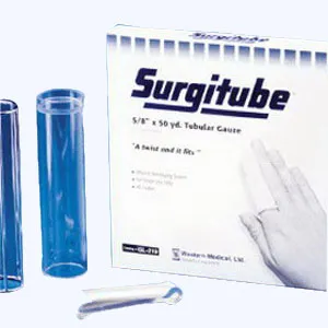 Gentell - Gl-210 - Surgitube Tubular Gauze Bandage, Size 2 Beige, 1" X 50 Yds. (Large Fingers)