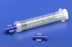 Cardinal - Monoject - 8881682010 - Safety Syringe Tip Cap Monoject Blue  Sterile  Integral Luer Plug