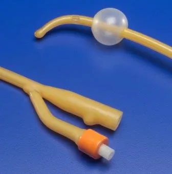 Cardinal - 1420C - Foley Catheter Ultramer 2-Way Coude Tip 30 Cc Balloon 20 Fr. Hydrogel Coated Latex