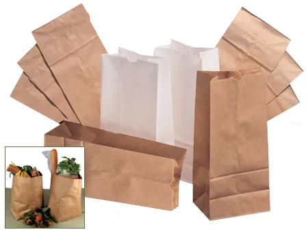 Lagasse - General - BAGGK16500 - Grocery Bag General Brown Kraft Paper 16
