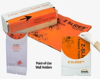 Sandel Medical Industries - Z-Slider - 2104 - Transfer Sheet Z-Slider Orange 33 X 39 Inch Without Handles