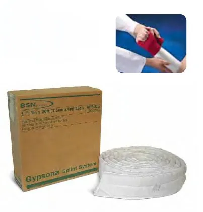 Bsn Medical - Gypsona Splinting System - Gps-215 - Padded Plaster Bandage Gypsona Splinting System 2 Inch X 20 Foot Cotton / Foam / Plaster Of Paris White
