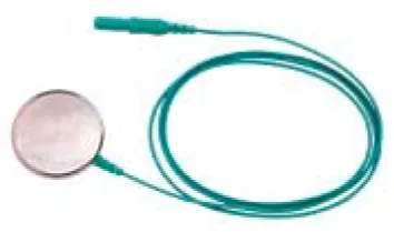Natus Medical - 019-401200 - Emg Ground Electrode With Leadwire Natus 30.5 Mm Diameter X 30 Inch Lead Length Stainless Steel Nonsteriile Disc Tip Reusable