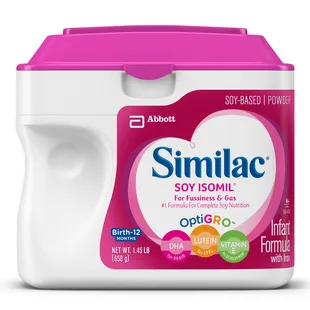 Abbott Nutrition - 5697578 - Similac soy Isomil w/OptiGRO additive, 13 oz can, concentrate, retail 520 calories per can