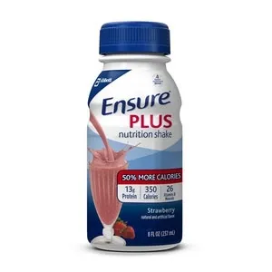 Abbott Nutrition - 57269 - Ensure Plus Strawberry Retail 8oz. Bottle