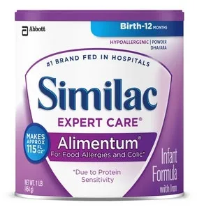 Abbott - Similac Alimentum - 64715 -  Infant Formula  12.1 oz. Can Powder Food Allergies
