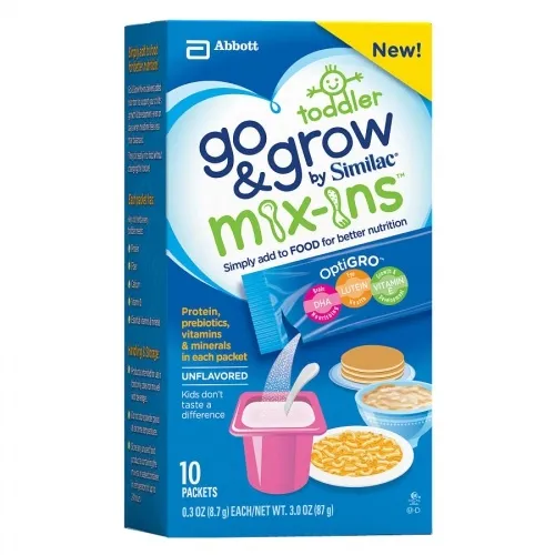 Abbott - 64755 - Similac Go & Grow Food Mix-Ins Non-GMO 8.7g Packet, Unflavored