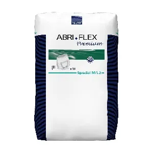 Abena - Abri-Flex Special - 41076 - Unisex Adult Absorbent Underwear Abri-Flex Special Pull On With Tear Away Seams Medium / Large Disposable Moderate Absorbency
