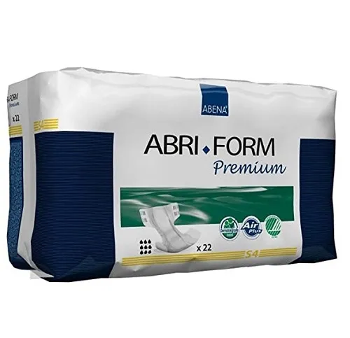 Abena - Abri-Form Premium S4 - From: ABN43056 To: ABN43071 - Abri Form Premium S4 Unisex Adult Incontinence Brief Abri Form Premium S4 Small Disposable Heavy Absorbency