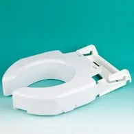 Ableware - From: 725680000 To: 725680001 - Secure Bolt Hinged Elevated Toilet Seat Standard