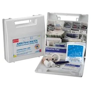 ACME United - 225-AN - First Aid Only 50 Person ANSI First Aid Kit, Plastic Case, 196 pcs