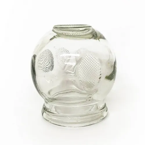 AcuZone - From: CUP-GLASS F(#3) FINGER To: CUP-GLASS F(#5) FINGER - Glass Cupping Jar(flat Top), #3 W/ Finger Marks