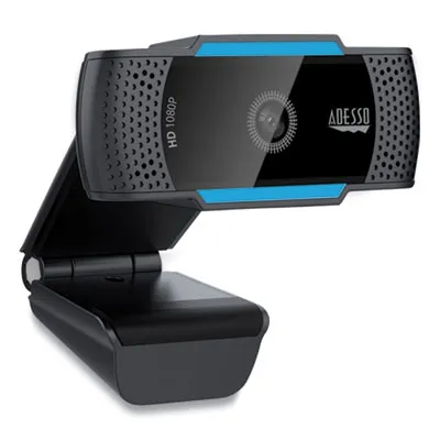 Adesso - ADECYBERTRACKH5 - Cybertrack H5 1080P Hd Usb Autofocus Webcam With Microphone, 1920 Pixels X 1080 Pixels, 2.1 Mpixels