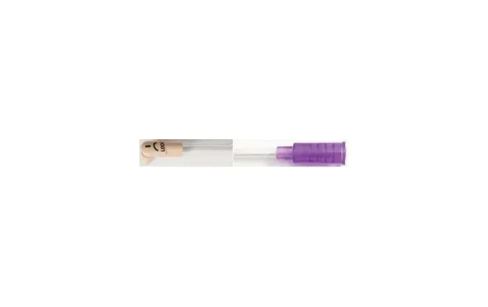 Applied Medical Technology - Mini ONE - 8-2421 - Applied Medical Technologies  Right Angle Connector with Bolus Adapter  24 Inch  Purple