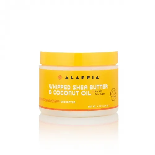 Alaffia - 236139 - Body Whipped Shea Butter & Coconut Oil, Unscented  Balms, Butters & Oils
