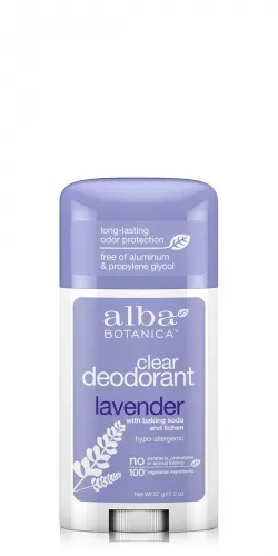 Alba Botanica - AL-0003 - Deodorant Stick Clear Enzyme Lavender