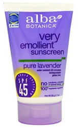 Alba Botanica - AL-0012 - Alba Botanica Very Emollient Sunscreen Spf 45 Pure Lavender