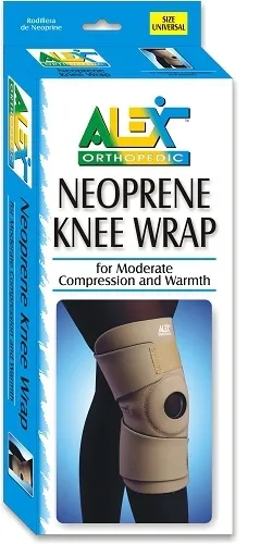 Alex Orthopedics - 9037-S - Neoprene Knee Wrap With Spiral Stay