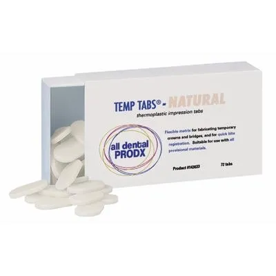 All Dental Prodx - 143033 - Temp Tabs-Natural