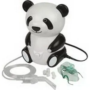 Allied Healthcare - Schuco - S5200 -   s5200 panda pediatric compressor nebulizer, contains: compressor, nebulizer cup, angled mouth piece, mask, 6 feet of oxygen tubing, 5 extra compressor filters.