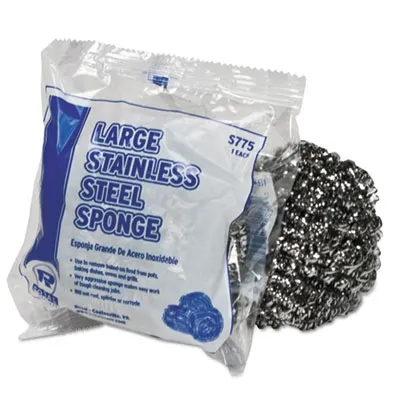 Amcarroyal - RPPS7756 - Large Stainless Steel Sponge, Polybagged