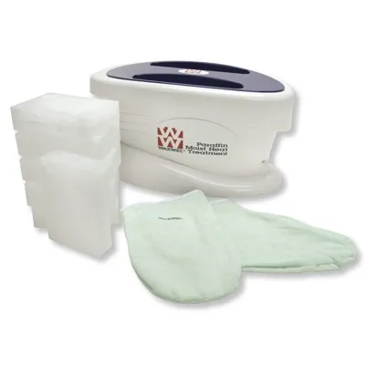 American 3B Scientific - WaxWel - From: W40142 To: W40147 -  paraffin bath with 6lb. unscented paraffin, liners, mitt, and bootie