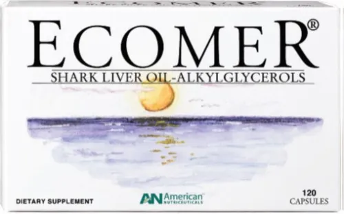American Nutriceuticals - A1001 - Ecomer Immune booster from purified shark liver alkyglycerol