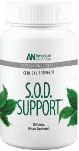 American Nutriceuticals - A1010 - S.O.D. Support Whole food enzyme aids in detoxification & boosting SOD