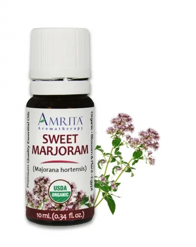 Amrita Aromatherapy - EO4201-60ml - Essential Oils - Marjoram Sweet Certified Organic