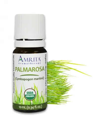 Amrita Aromatherapy - EO4501 - 10ml Essential Oils Palmarosa, Fair Trade 10ml