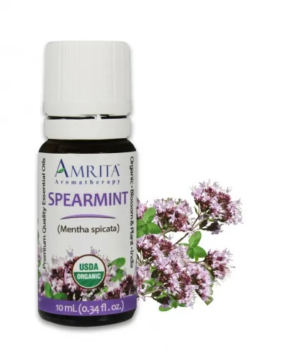 Amrita Aromatherapy - EO4890-1L - Essential Oils - Spearmint, Fair Trade