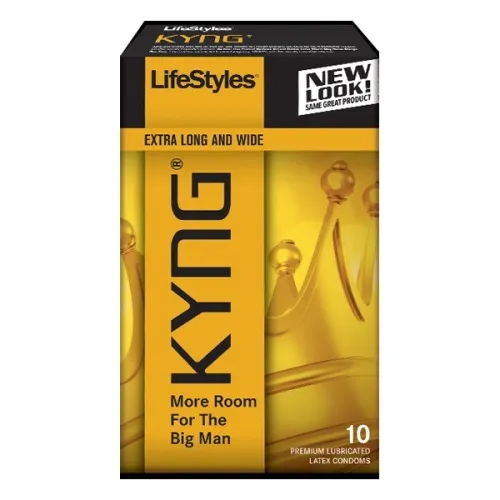 Ansell - 29810 - LifeStyles Latex Kyng Condoms, 10 Count