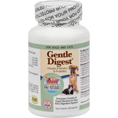 Ark Naturals - 208627 - Pet Remedies, Gentle Digest Prebiotic & Probiotic 60 capsules