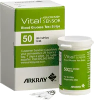Arkray Usa - 760050 - Blood Glucose Test Strips, Auto-Coding, CLIA Waived, 50/btl