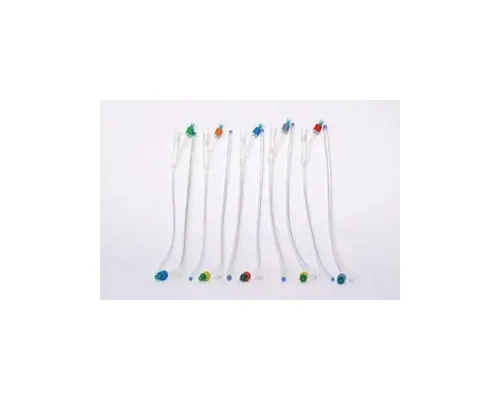 Amsino - AS41018S - Foley Catheter, 100% Silicone, 18FR x 5cc Balloon, Two Way, Sterile, Latex Free (LF), 10/bx