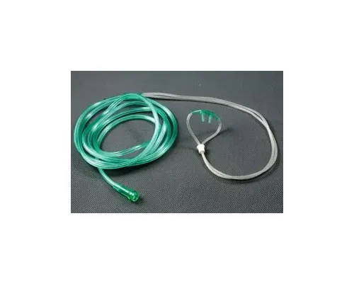 Amsino - AS75085 - Nasal Oxygen Cannula, Adult, Curved Flared Tip with 7 ft (84") Tubing, (Over-the-ear Style), 50/cs (60 cs/plt)