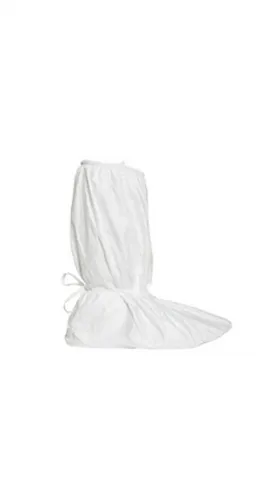 Aspen Surgical - From: 35-60510L To: 35-60510XL - Bootcover, Clean Room, 20" Tall, Tyvek, Polyethylene Sole, White, Large, Bulk,. 50 Pairs, 100/cs