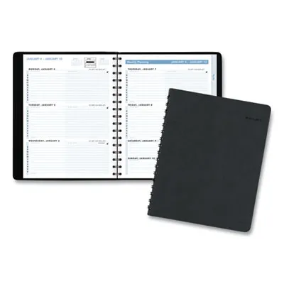 Ataglance - AAG70EP0505 - The Action Planner Weekly Appointment Book, 8.75 X 7, Black, 2021