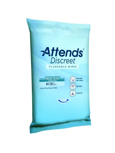 Attends Healthcare Products - From: ADFW20 To: ADFW40  Attends Discreet Flushable Wipes