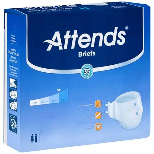 Attends Healthcare Products - BRBX20 - Attends Extra Absorbent Breathable Briefs- Medium