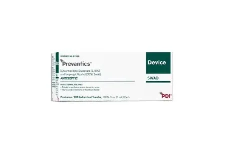 Pdi - Professional Disposables - B123st - Prevantics Alcohol Swab (prep Pad) Strips For Iv