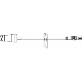 Icu Medical - B3361 - IV Extension Set Needle-Free Port 7 Inch Tubing